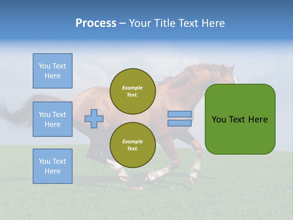 Equestrian Nature Racing PowerPoint Template