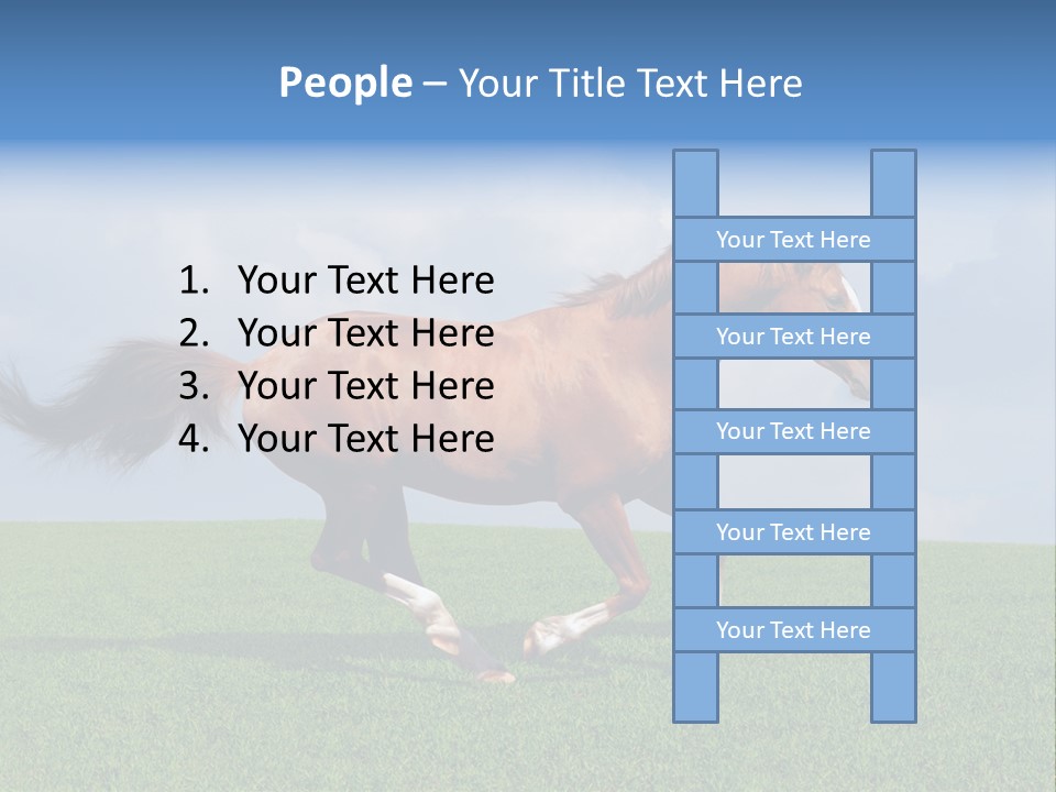 Equestrian Nature Racing PowerPoint Template