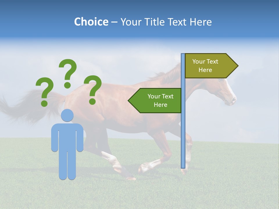 Equestrian Nature Racing PowerPoint Template