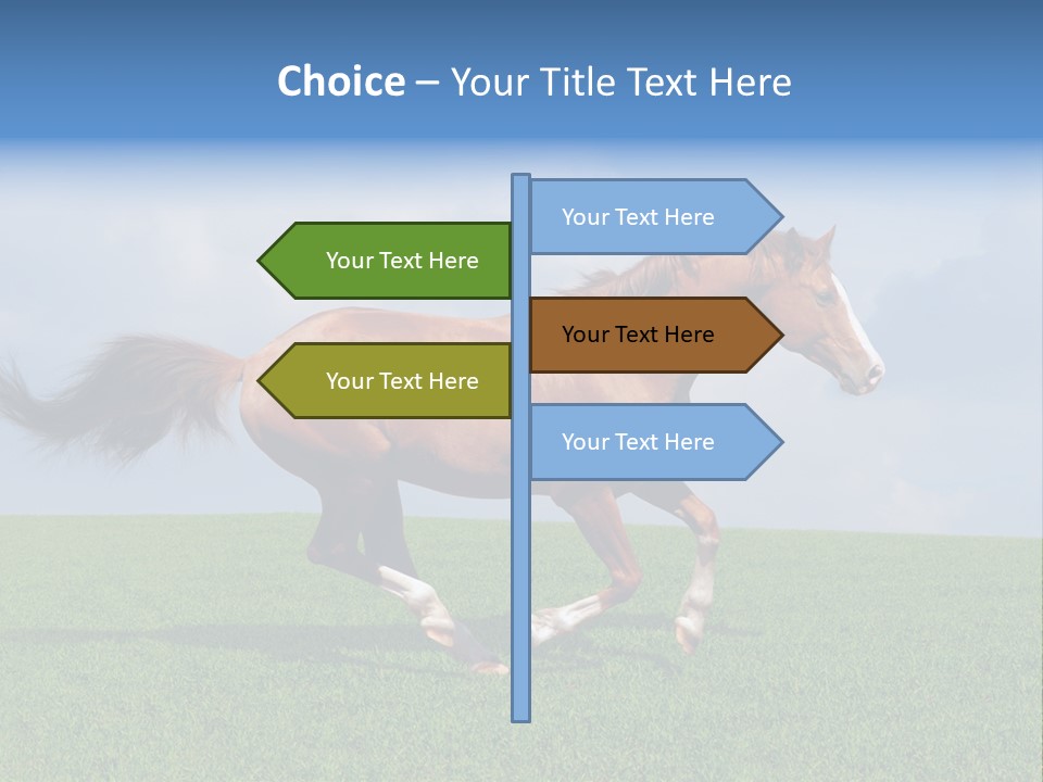 Equestrian Nature Racing PowerPoint Template