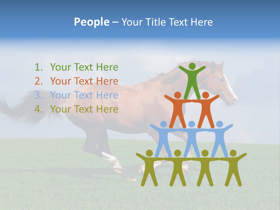 Equestrian Nature Racing PowerPoint Template