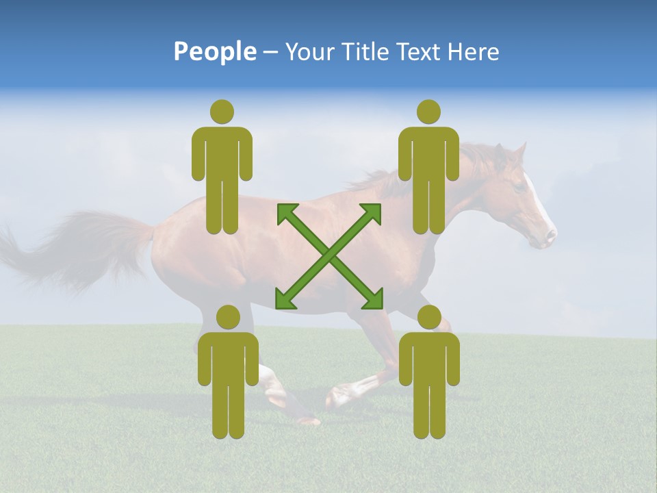 Equestrian Nature Racing PowerPoint Template