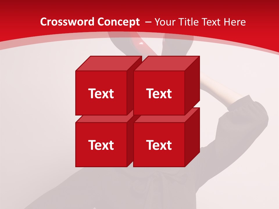 Person Beautiful Pose PowerPoint Template