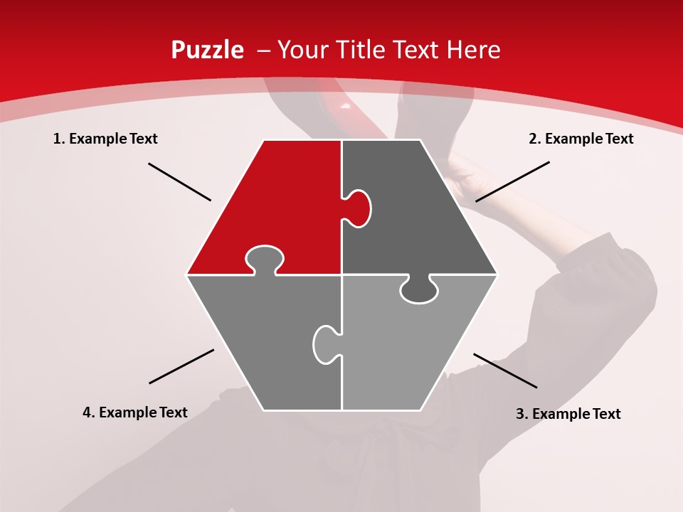 Person Beautiful Pose PowerPoint Template