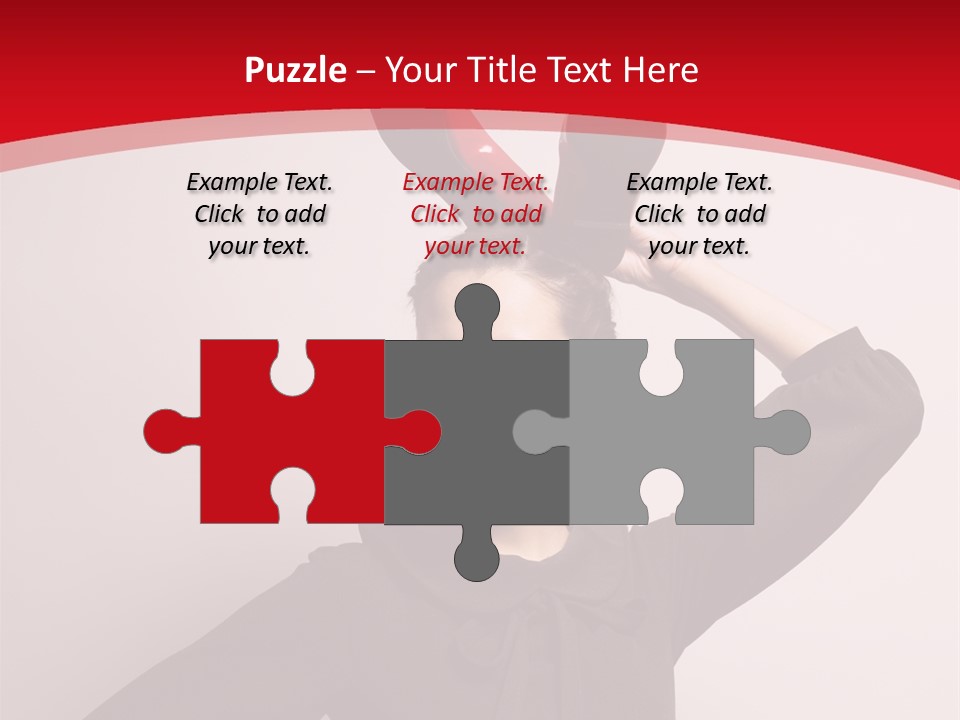 Person Beautiful Pose PowerPoint Template