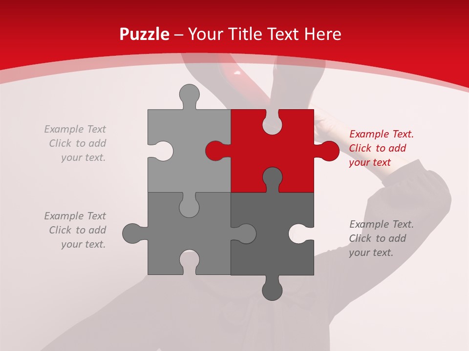 Person Beautiful Pose PowerPoint Template