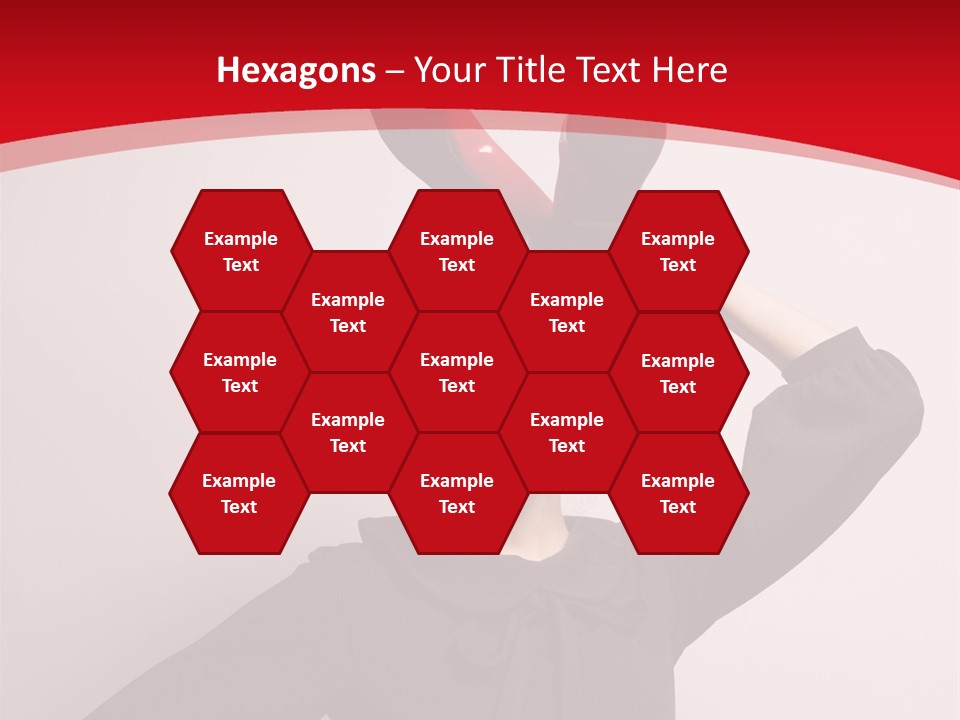 Person Beautiful Pose PowerPoint Template