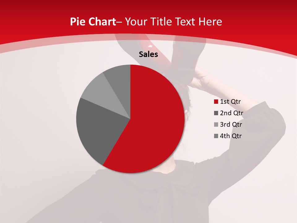 Person Beautiful Pose PowerPoint Template