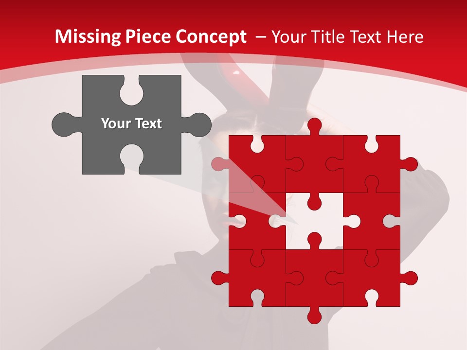 Person Beautiful Pose PowerPoint Template