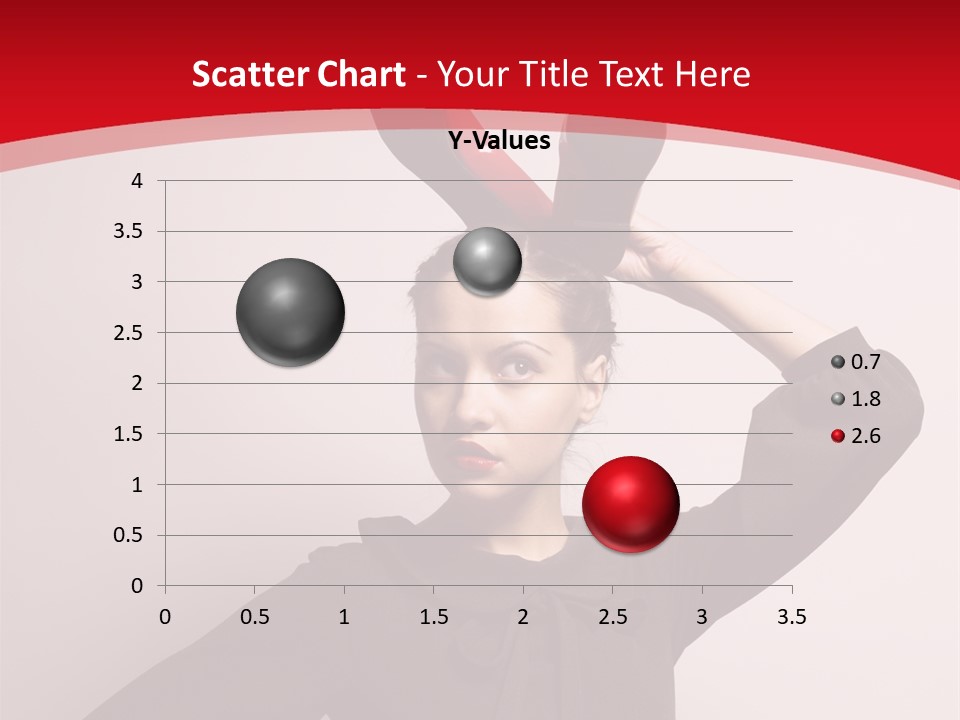 Person Beautiful Pose PowerPoint Template