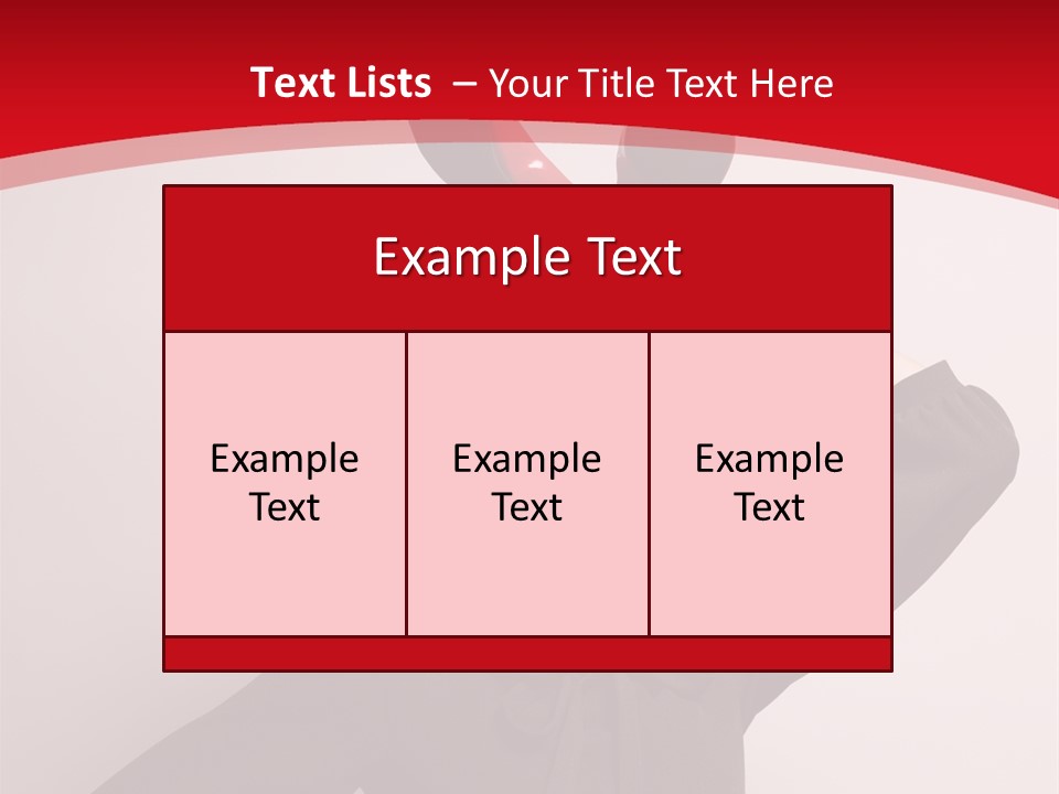 Person Beautiful Pose PowerPoint Template