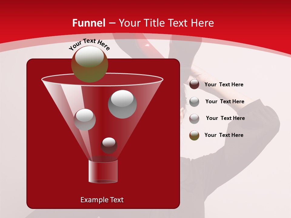 Person Beautiful Pose PowerPoint Template