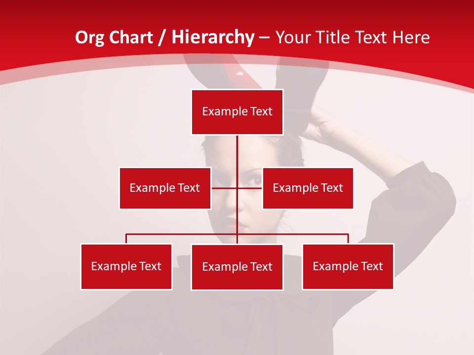 Person Beautiful Pose PowerPoint Template