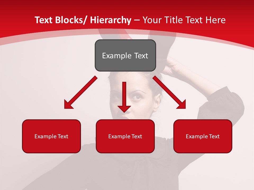 Person Beautiful Pose PowerPoint Template