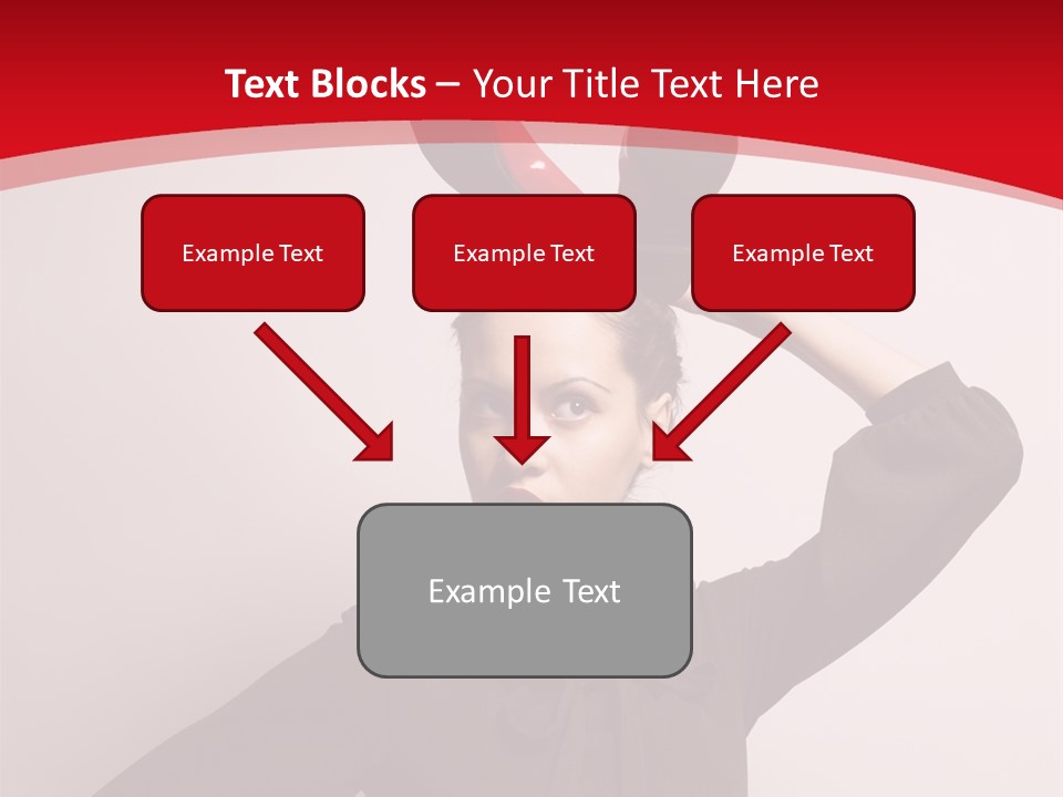 Person Beautiful Pose PowerPoint Template