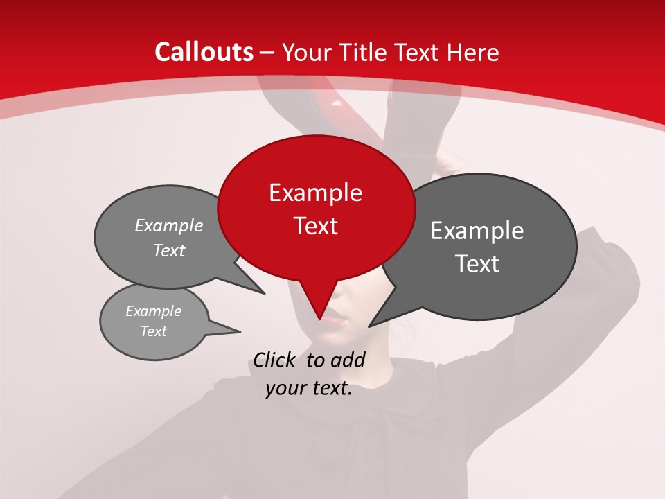 Person Beautiful Pose PowerPoint Template