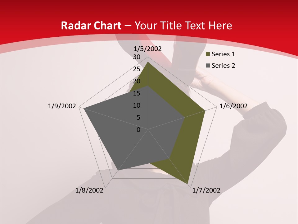 Person Beautiful Pose PowerPoint Template