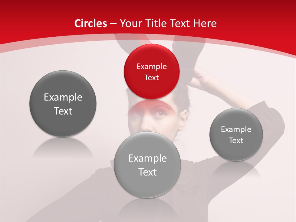 Person Beautiful Pose PowerPoint Template