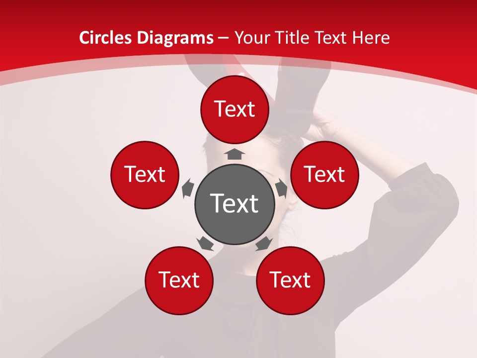 Person Beautiful Pose PowerPoint Template