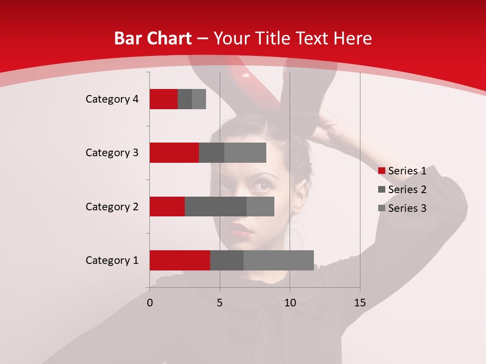 Person Beautiful Pose PowerPoint Template