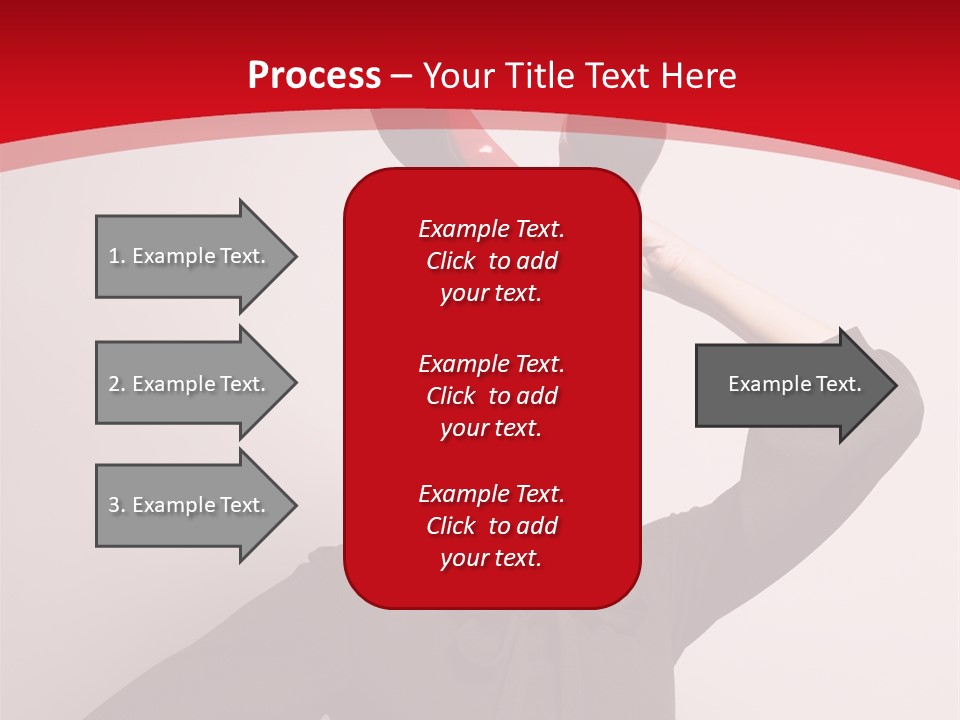 Person Beautiful Pose PowerPoint Template