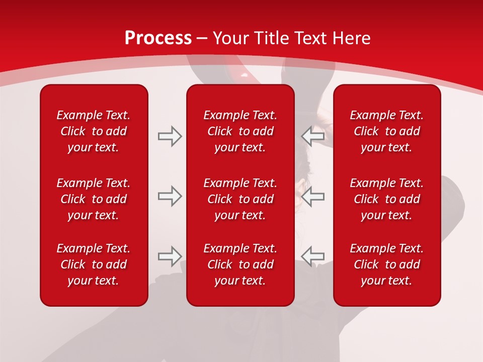Person Beautiful Pose PowerPoint Template
