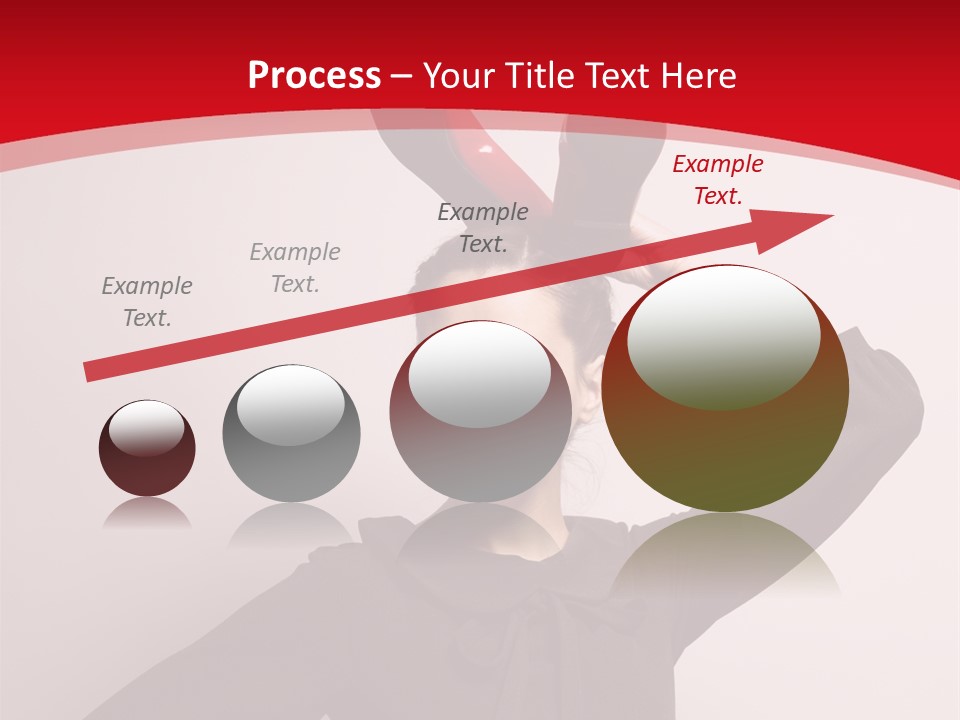 Person Beautiful Pose PowerPoint Template