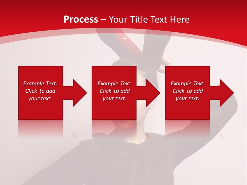 Person Beautiful Pose PowerPoint Template