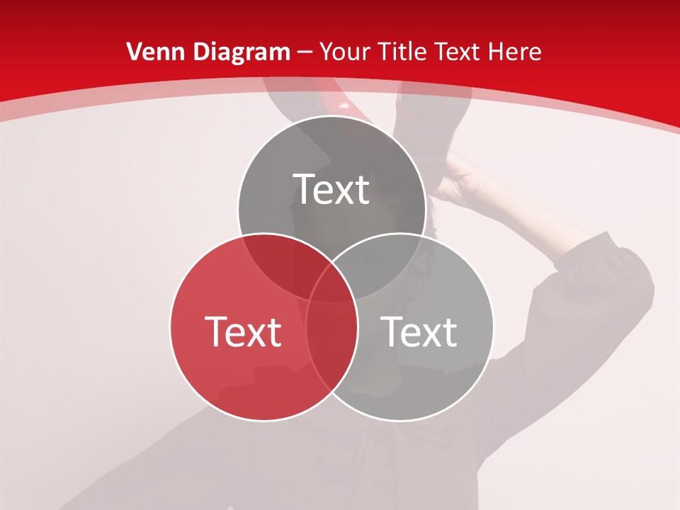 Person Beautiful Pose PowerPoint Template