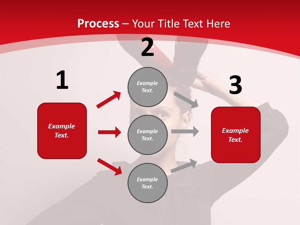 Person Beautiful Pose PowerPoint Template