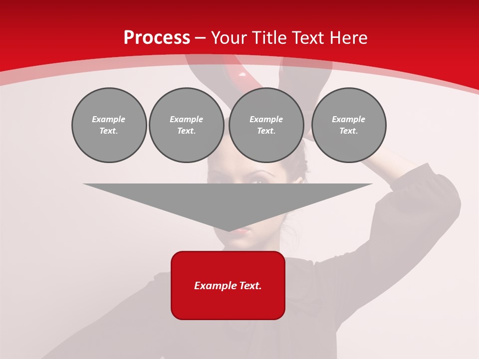 Person Beautiful Pose PowerPoint Template