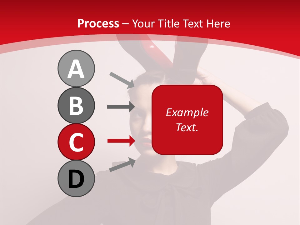 Person Beautiful Pose PowerPoint Template