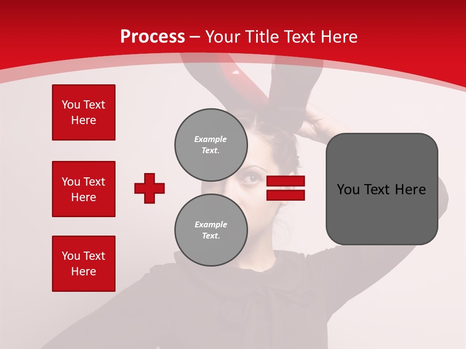 Person Beautiful Pose PowerPoint Template