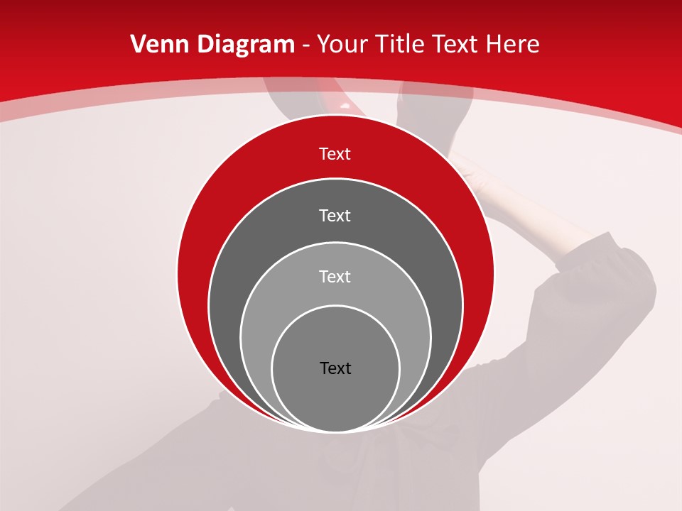 Person Beautiful Pose PowerPoint Template