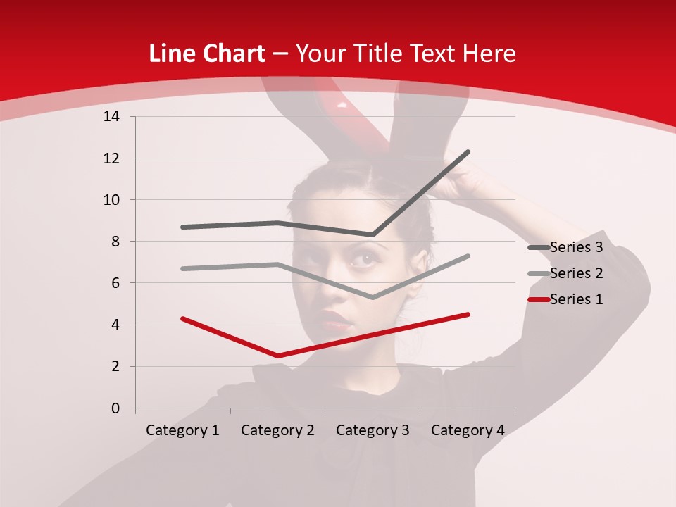 Person Beautiful Pose PowerPoint Template