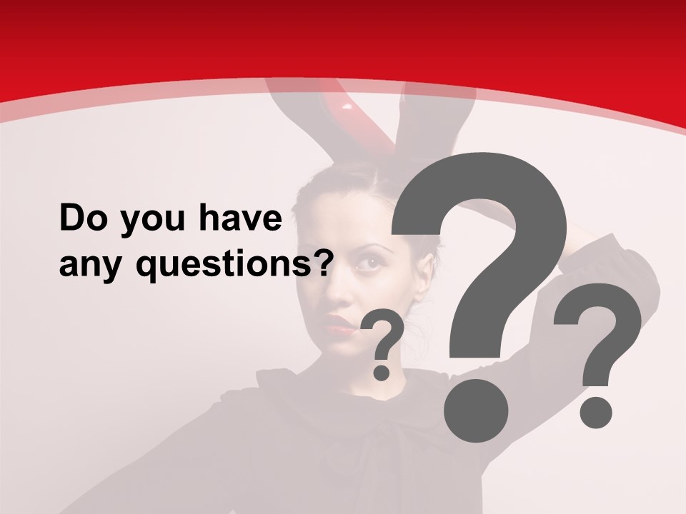 Person Beautiful Pose PowerPoint Template