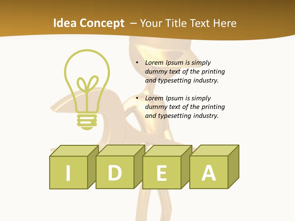 Handyman Industry Concept PowerPoint Template