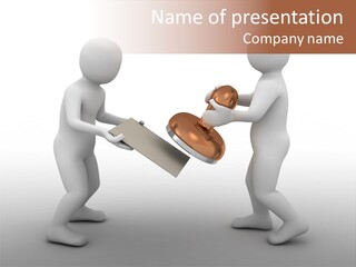 Development Insulated Human PowerPoint Template