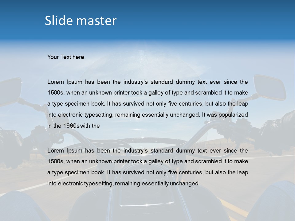 Man Risky Power PowerPoint Template