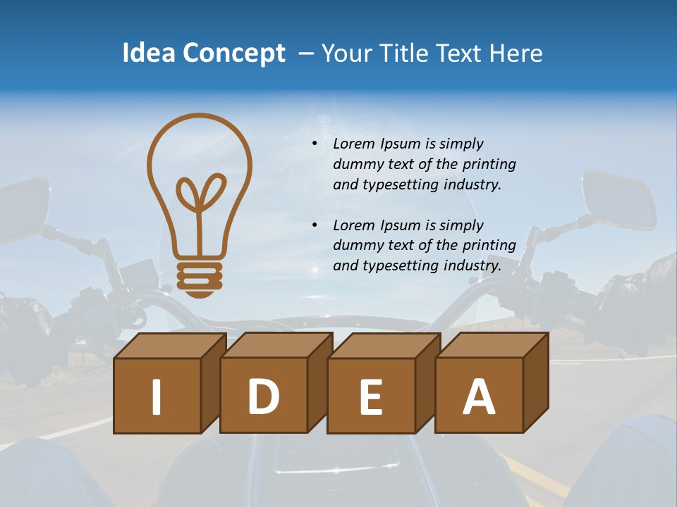 Man Risky Power PowerPoint Template