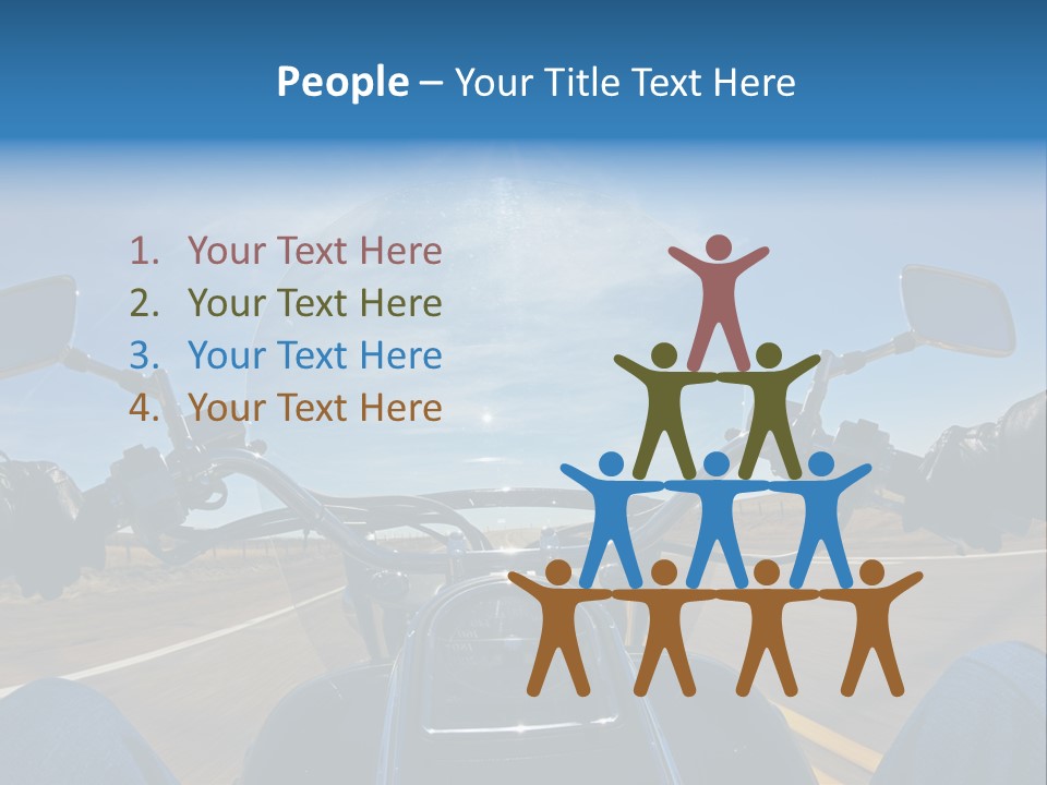 Man Risky Power PowerPoint Template