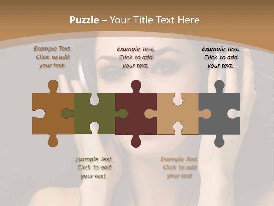 Entertainment Fun Female PowerPoint Template