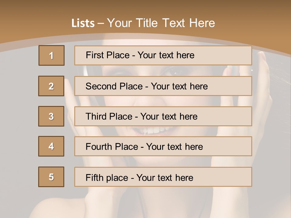 Entertainment Fun Female PowerPoint Template