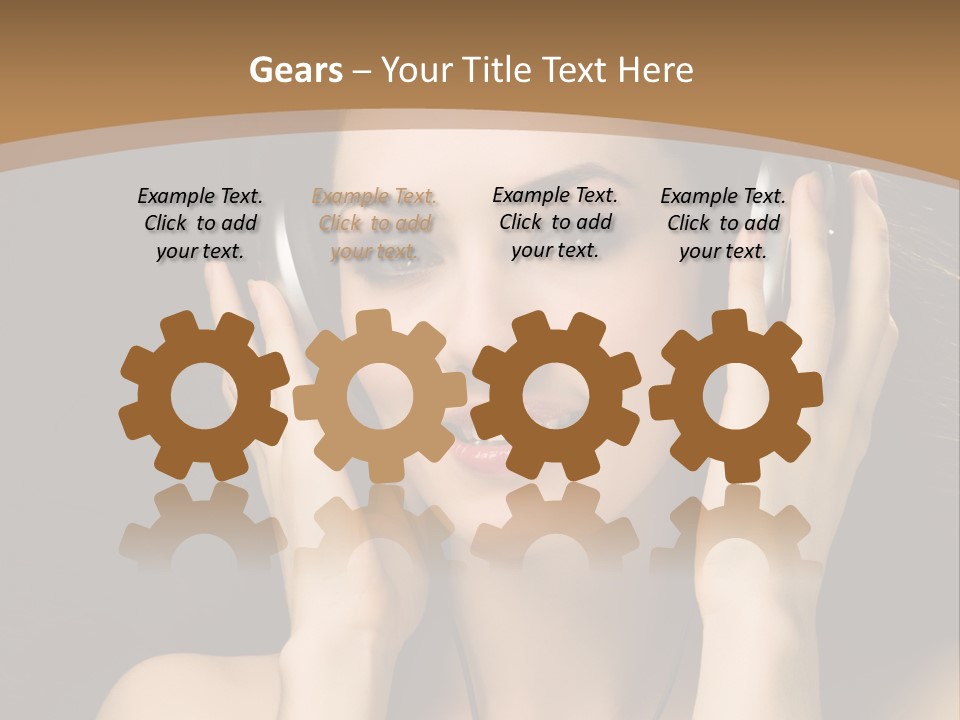 Entertainment Fun Female PowerPoint Template