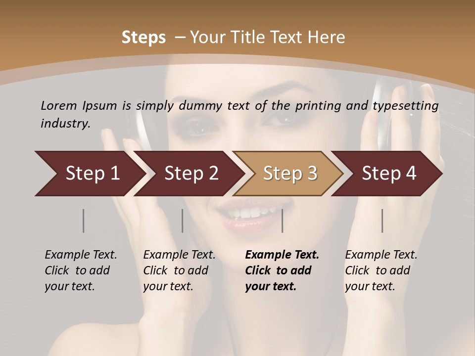 Entertainment Fun Female PowerPoint Template