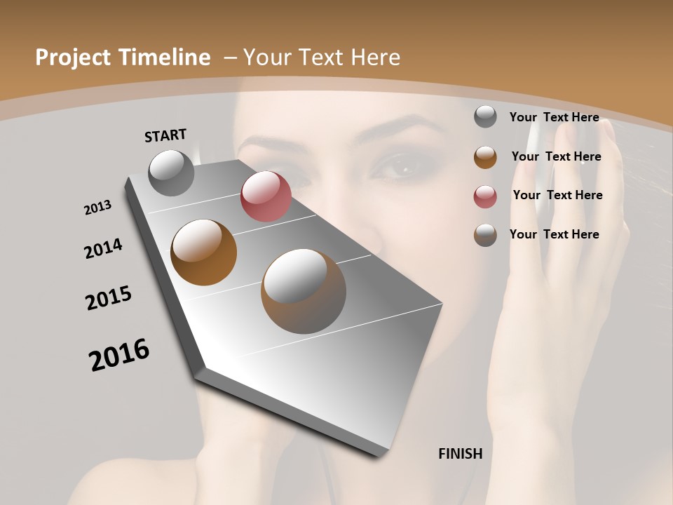 Entertainment Fun Female PowerPoint Template