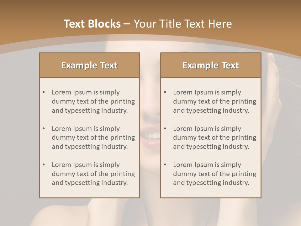 Entertainment Fun Female PowerPoint Template