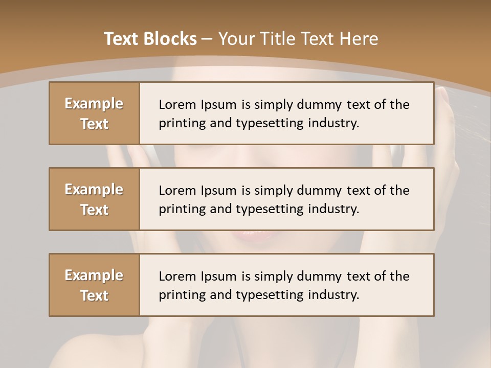Entertainment Fun Female PowerPoint Template