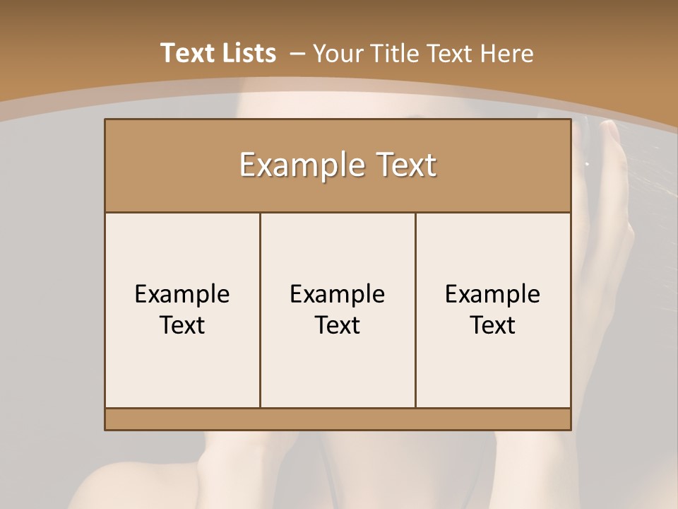 Entertainment Fun Female PowerPoint Template