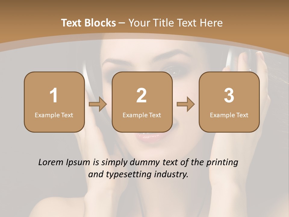 Entertainment Fun Female PowerPoint Template